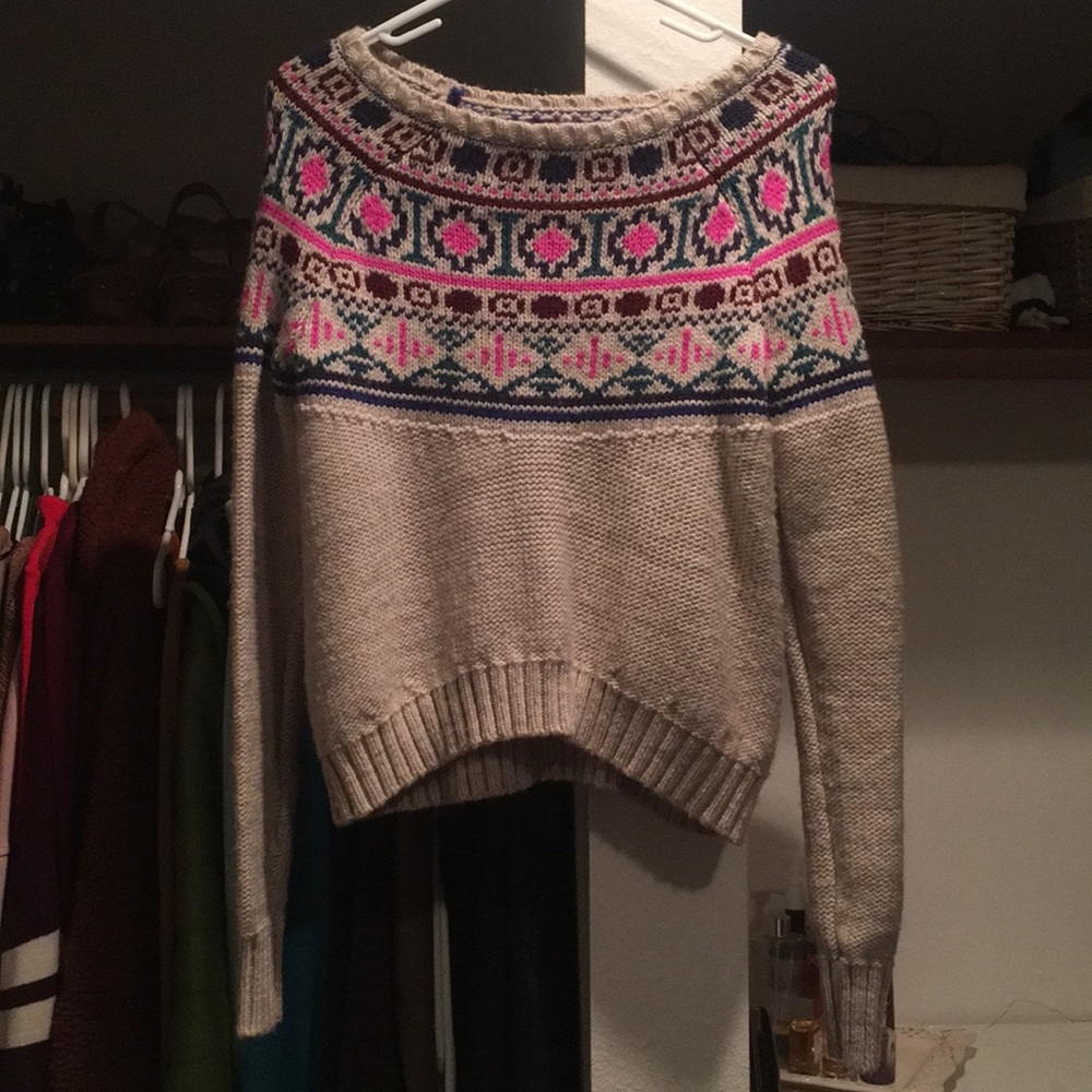 American Eagle Cozy Knit Winter Sweater